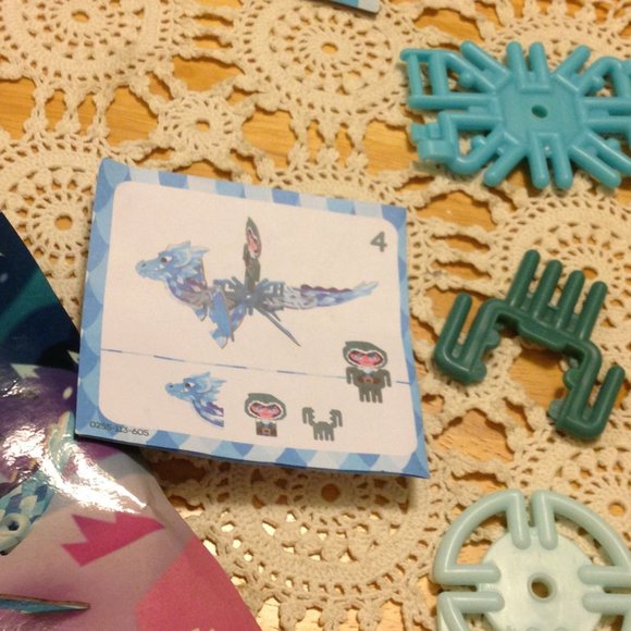 Smartlinks Frost Dragon Wendys Kids Meal Toy, like new in opened pack - Picture 2 of 6